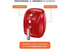 Fritadeira Elétrica sem Óleo/Air Fryer Mondial - AFN40FR Vermelha 4L com Timer