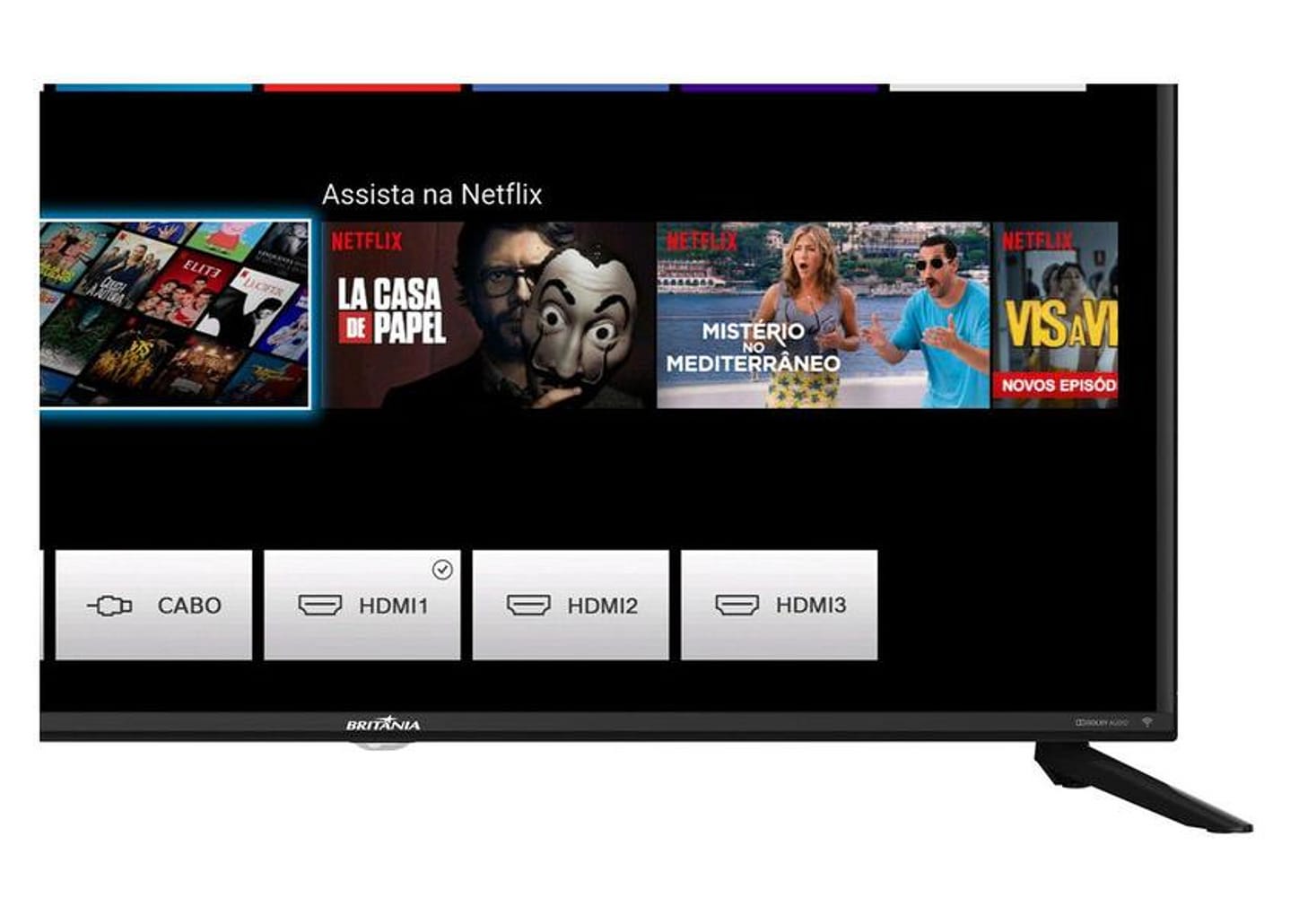 Smart TV Full HD D-LED 42” Britania BTV42G70N5CF - Wi-Fi 3 HDMI 2 USB