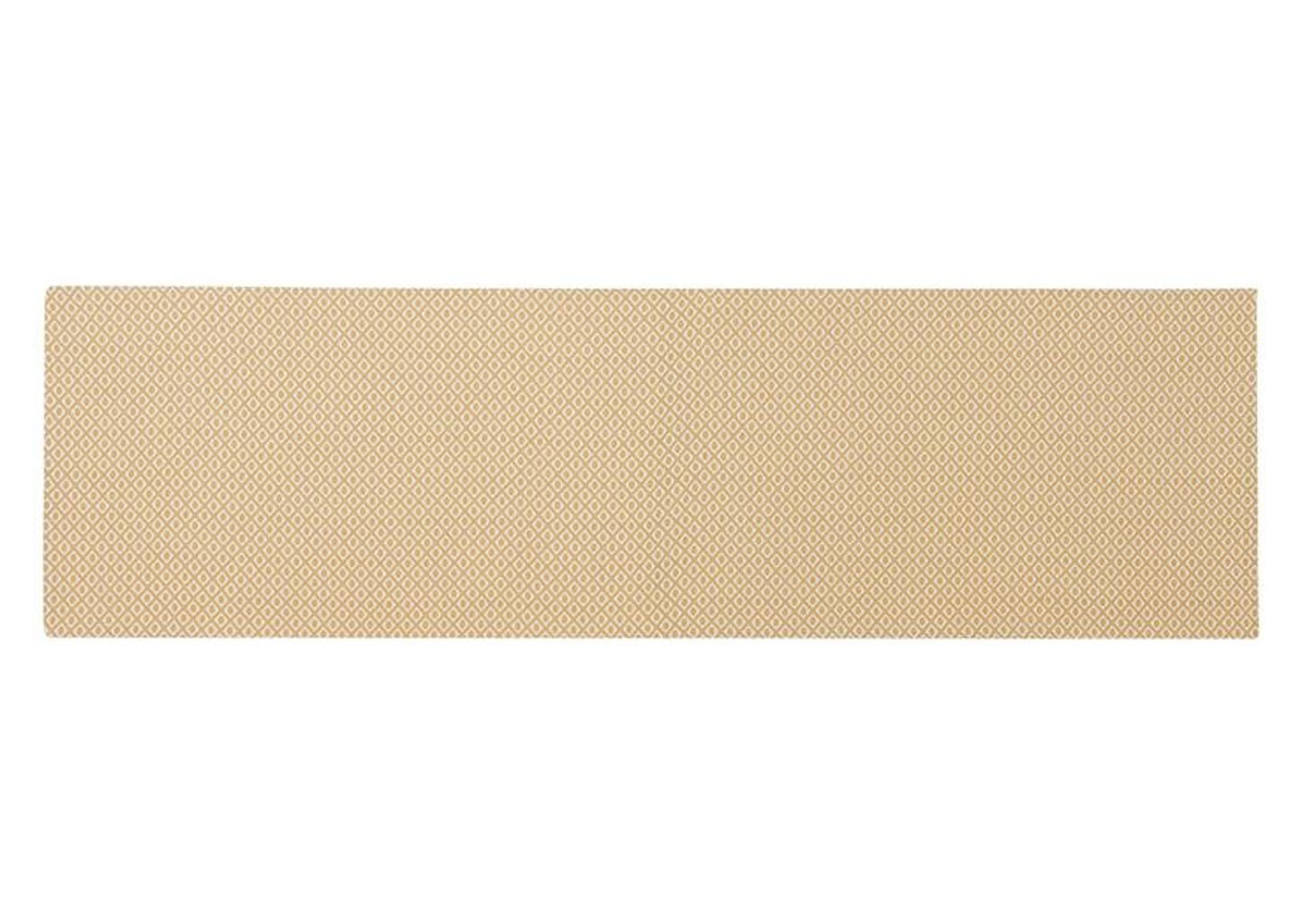 Peseira King 65x260cm Laranja Lartex Jacquard Hog