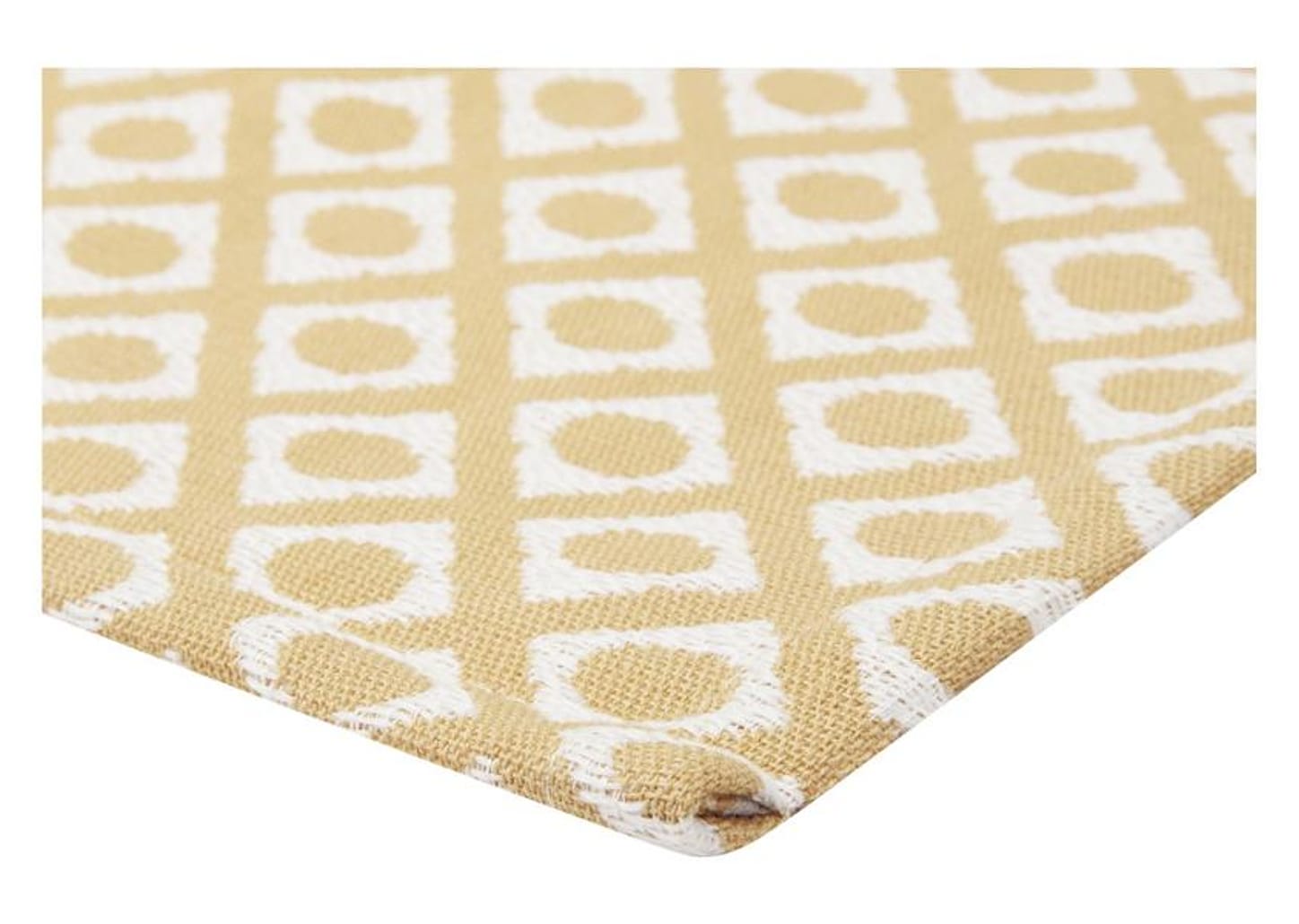 Peseira King 65x260cm Laranja Lartex Jacquard Hog