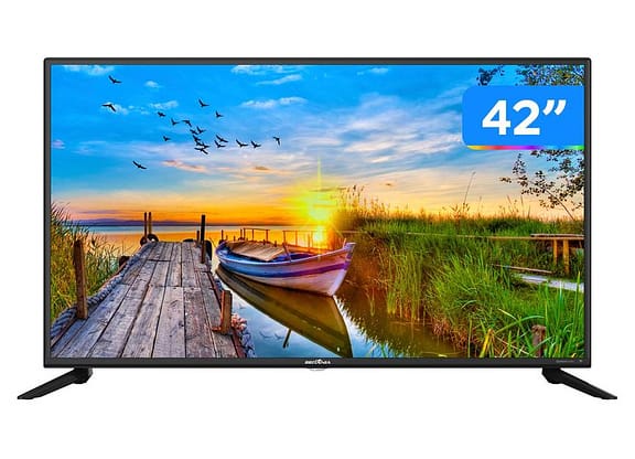 Smart TV Full HD D-LED 42” Britania BTV42G70N5CF - Wi-Fi 3 HDMI 2 USB