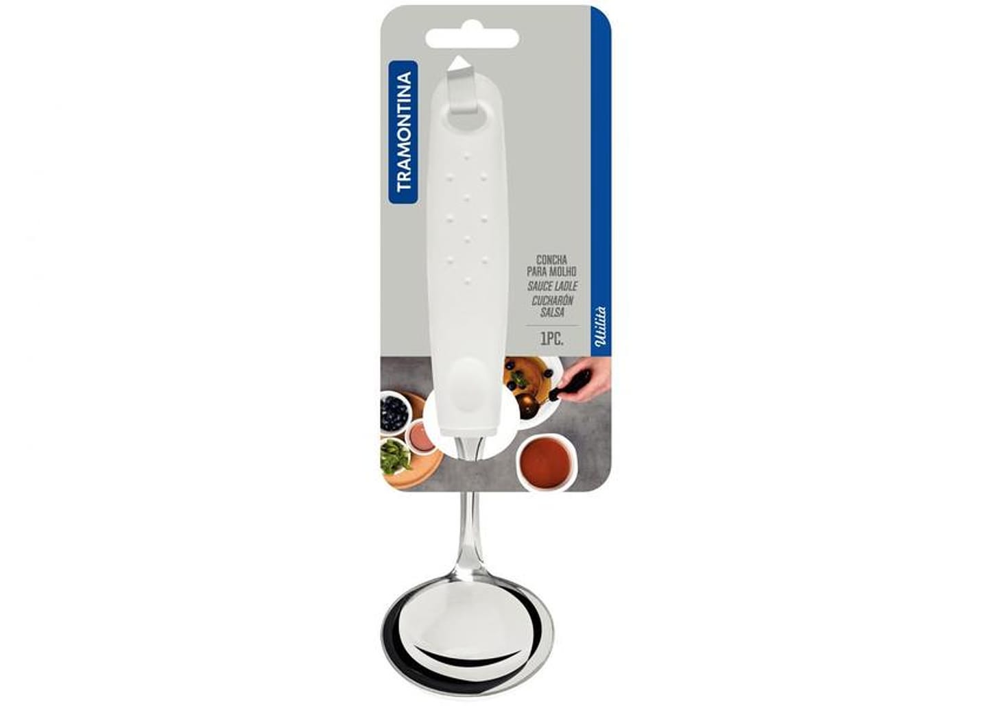 Concha para Molho Inox Tramontina Utilitá Branca 19,7cm