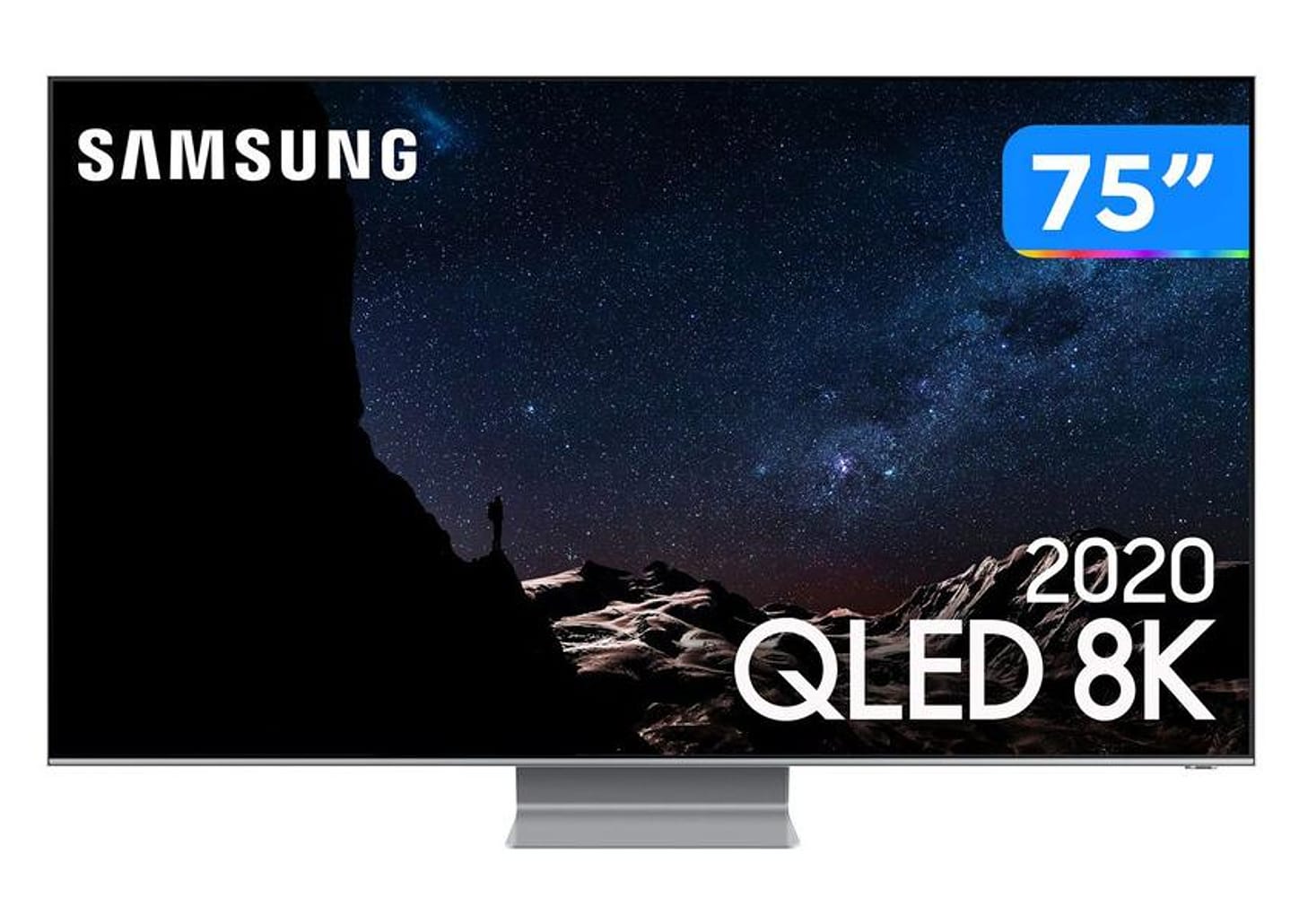 Smart TV 8K QLED 75” Samsung 75Q800TA - Wi-Fi Bluetooth HDR 4 HDMI 2 USB