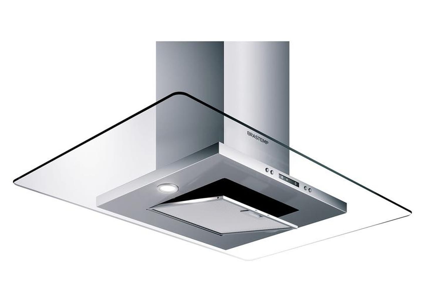 Coifa de Ilha Brastemp 100cm 5 e 6 Bocas - Vidro Plano BAV10AR