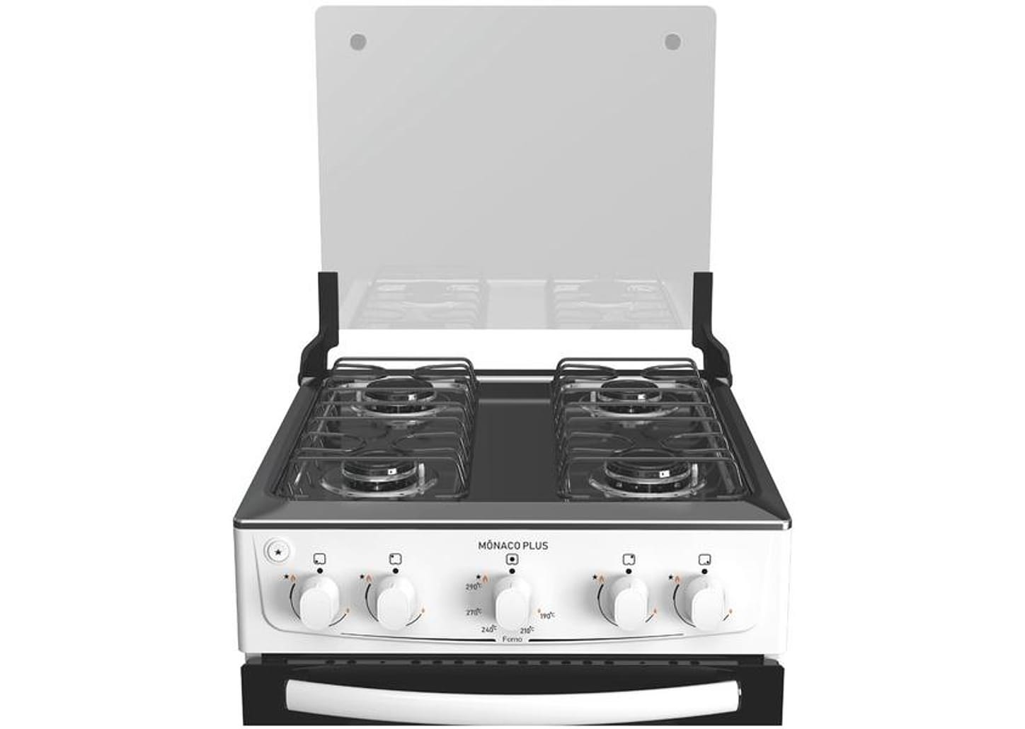 Fogão 4 Bocas Atlas Branco Acendimento Automático - Mônaco Plus