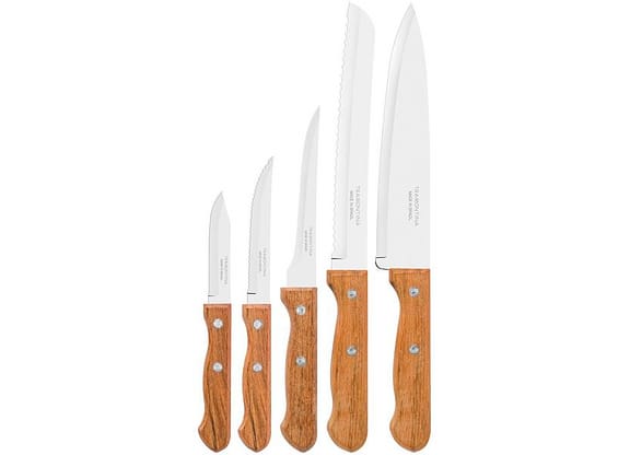 Jogo de Facas Tramontina Inox Dynamic 5 Peças