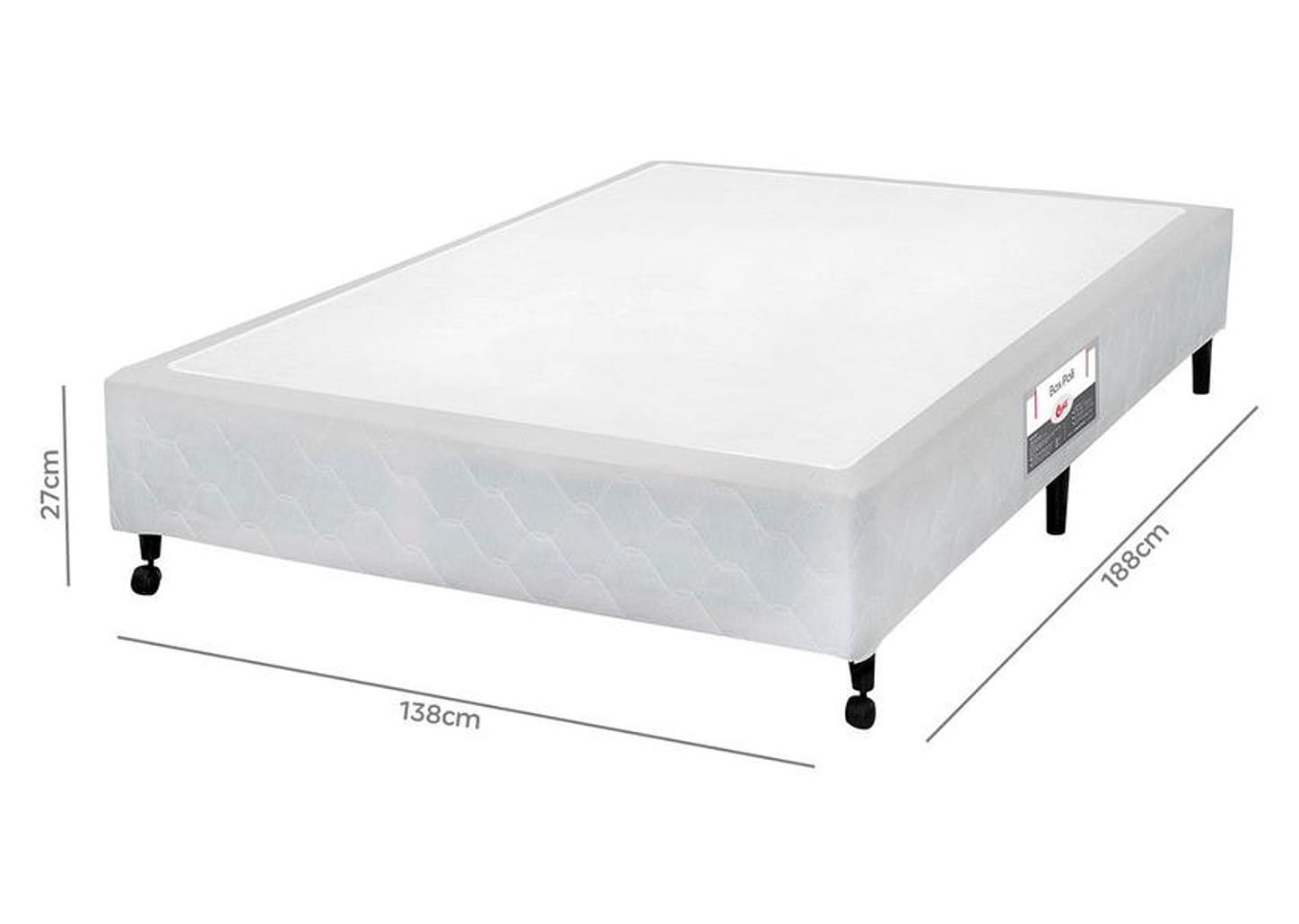 Box para Colchão Casal Castor 27cm de Altura Poli