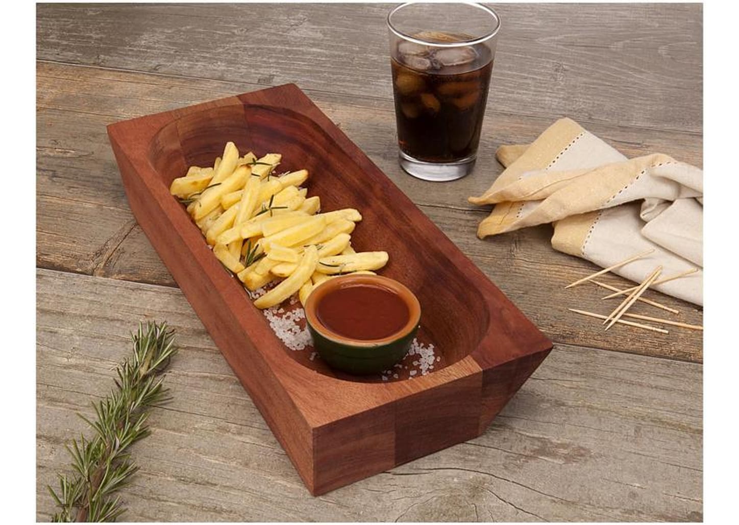 Bowl de Madeira Tramontina 1,2L - Mogno Africano