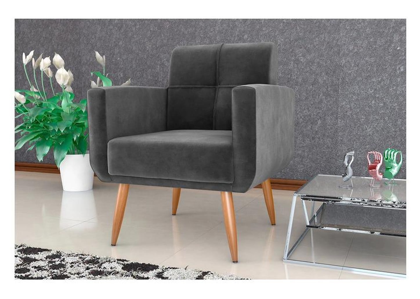 Poltrona Decorativa Matrix Havana