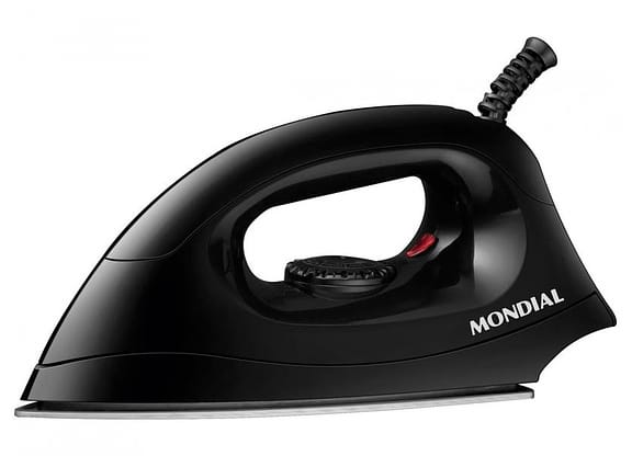 Ferro de Passar Roupa a Seco Mondial FSN-55-B - Preto