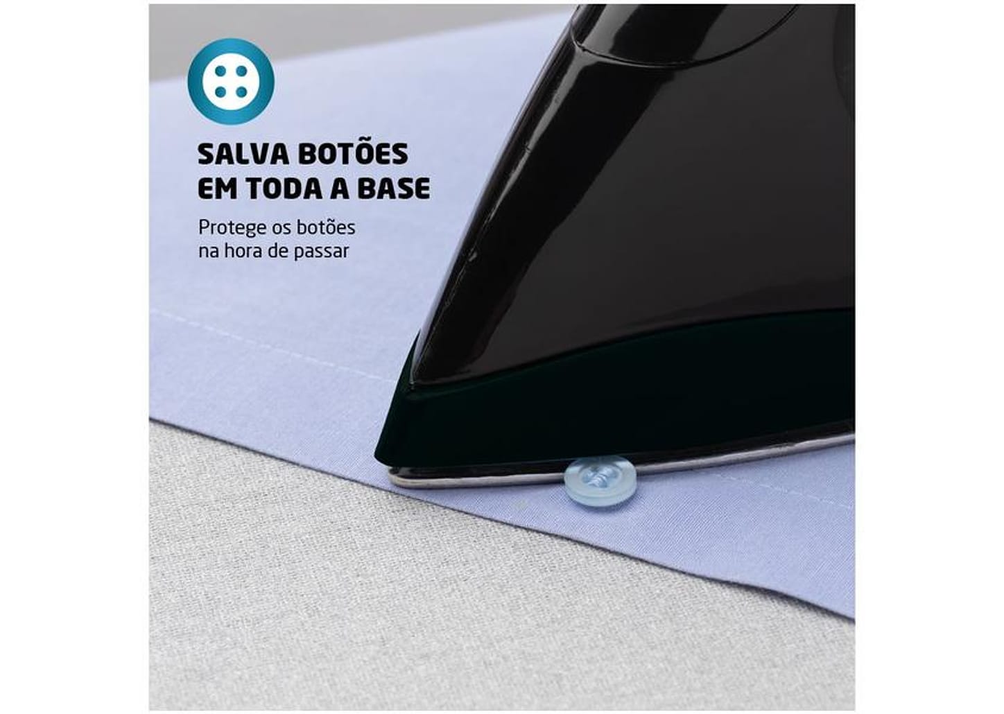 Ferro de Passar Roupa a Seco Mondial FSN-55-B - Preto