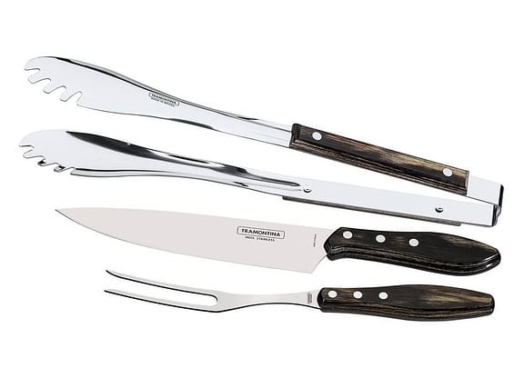 Kit de Churrasco 3 Peças Tramontina - Polywood 21198/961