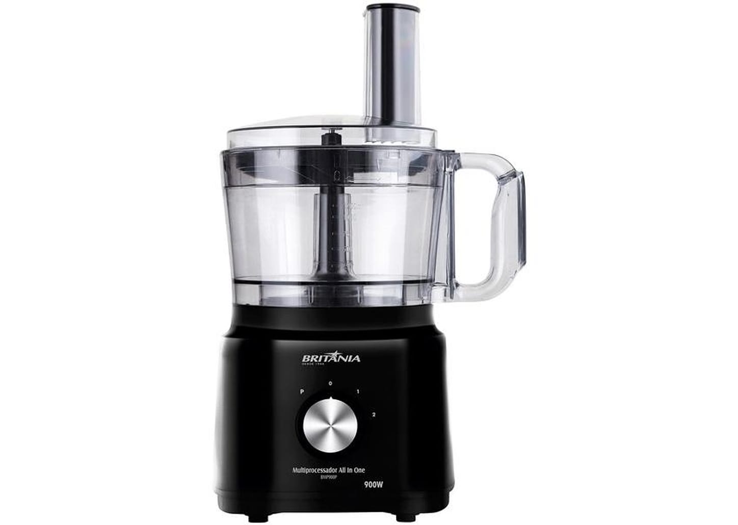 Multiprocessador Britânia Preto All In One - BMP900P 2 Velocidades + Pulsar 900W