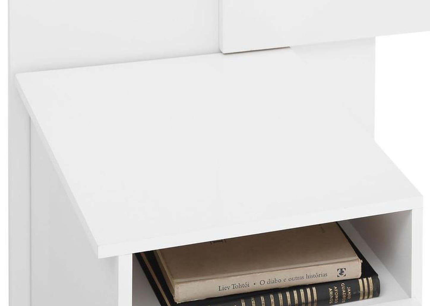 Cabeceira Casal e Queen Size MDP com 2 Prateleira 2 Mesas 2 Mesas de Cabeceira Demóbile Triunfo