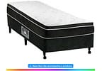 Colchão Solteiro Castor Espuma D-33 88x188cm - Black & White Aria 3D