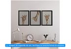 Quadro Decorativo Infantil Girafas 25x35cm - Design Up Living 3 Peças