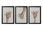Quadro Decorativo Infantil Girafas 25x35cm - Design Up Living 3 Peças