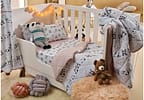 Jogo de Cama para Berço Santista 100% Algodão - Baby Panda Rosa 3 Peças