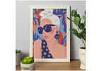 Quadro Decorativo Mulher 25x35cm Design Up Living