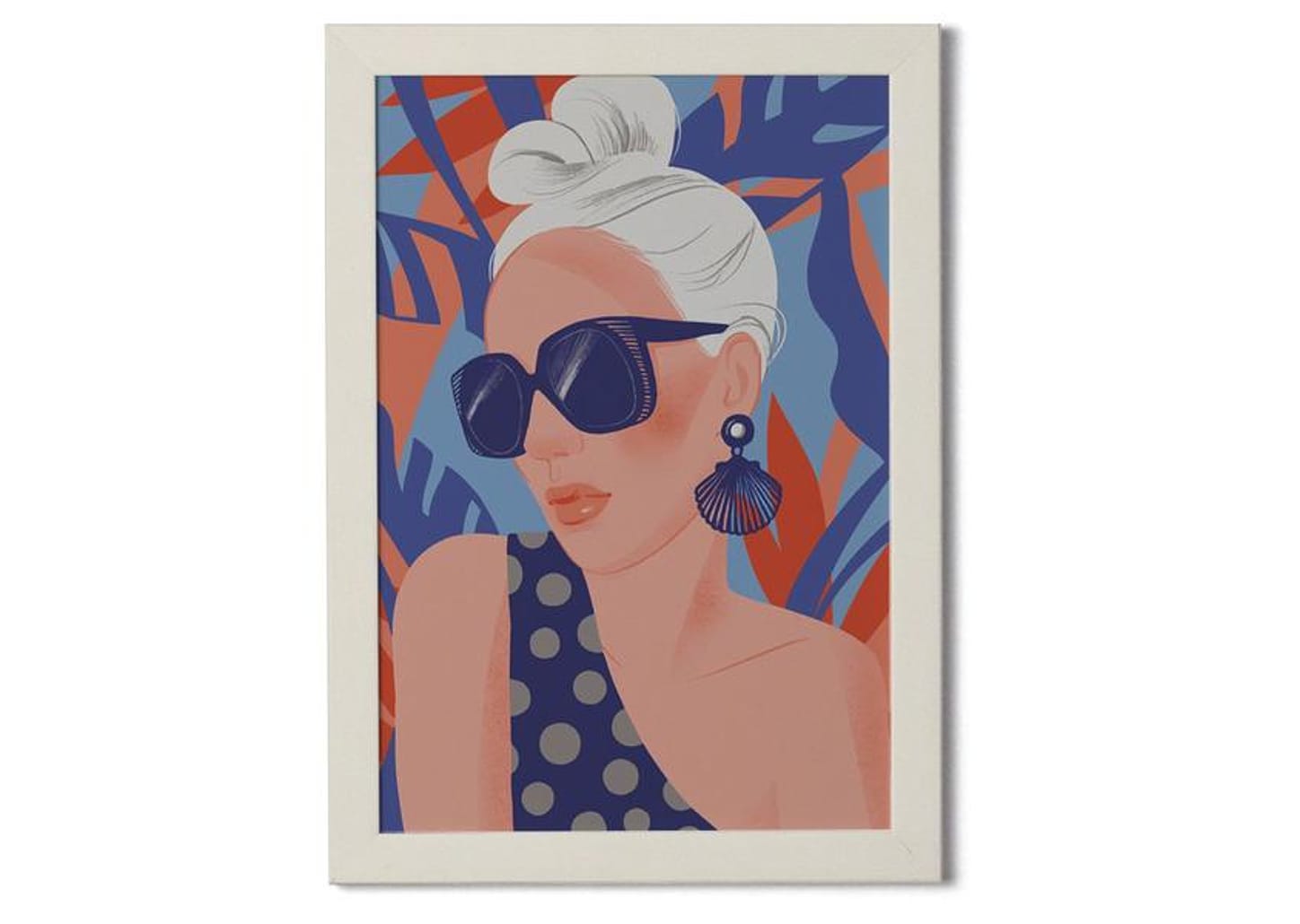 Quadro Decorativo Mulher 25x35cm Design Up Living