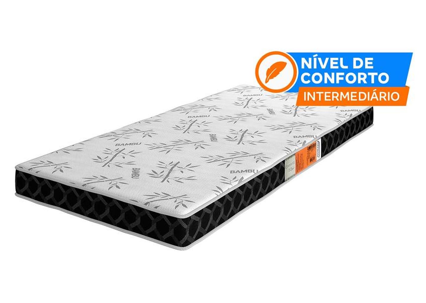 Colchão Solteiro Plumatex Espuma D-20 12x78x188cm Confortex