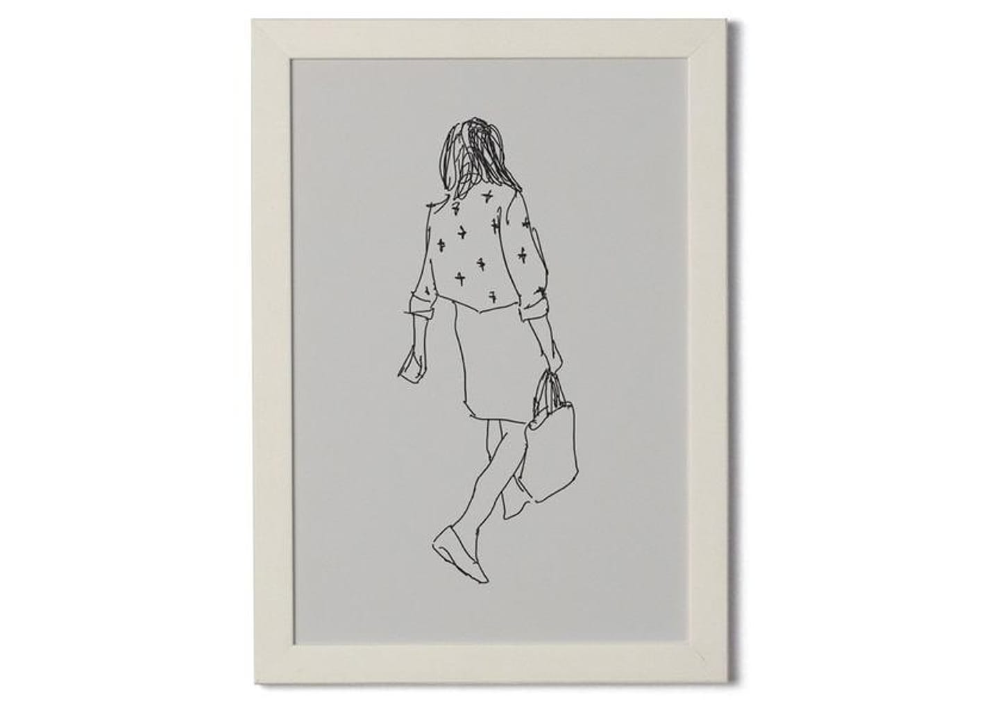 Quadro Decorativo Mulher 25x35cm Design Up Living