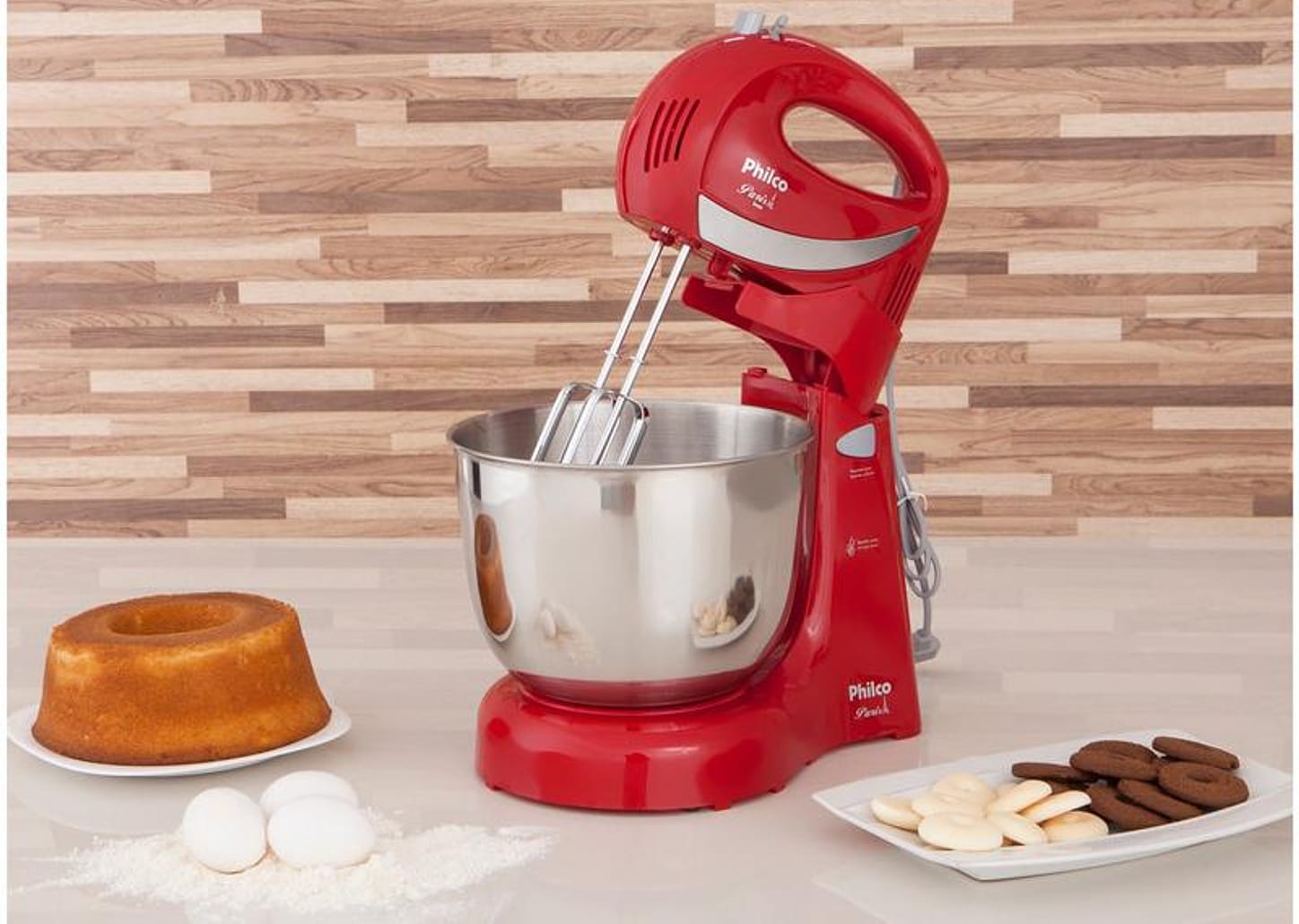 Batedeira Philco Vermelha 350W Paris 4 Velocidades