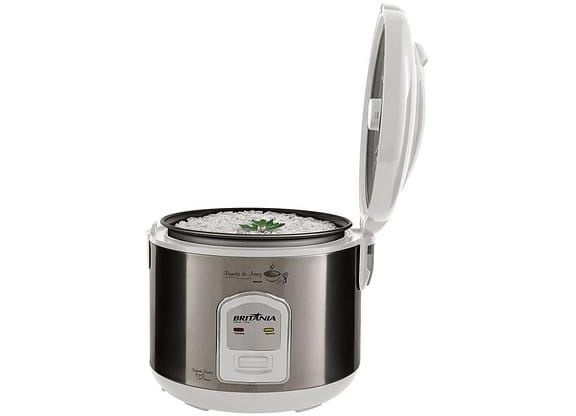 Panela de Arroz Elétrica Britânia BPA5BI 400W 5 Xícaras