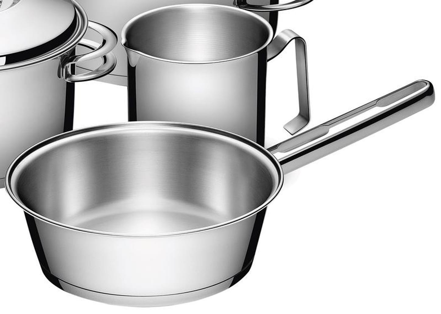 Conjunto de Panelas Tramontina Solar - Inox 6 Peças Fundo Triplo