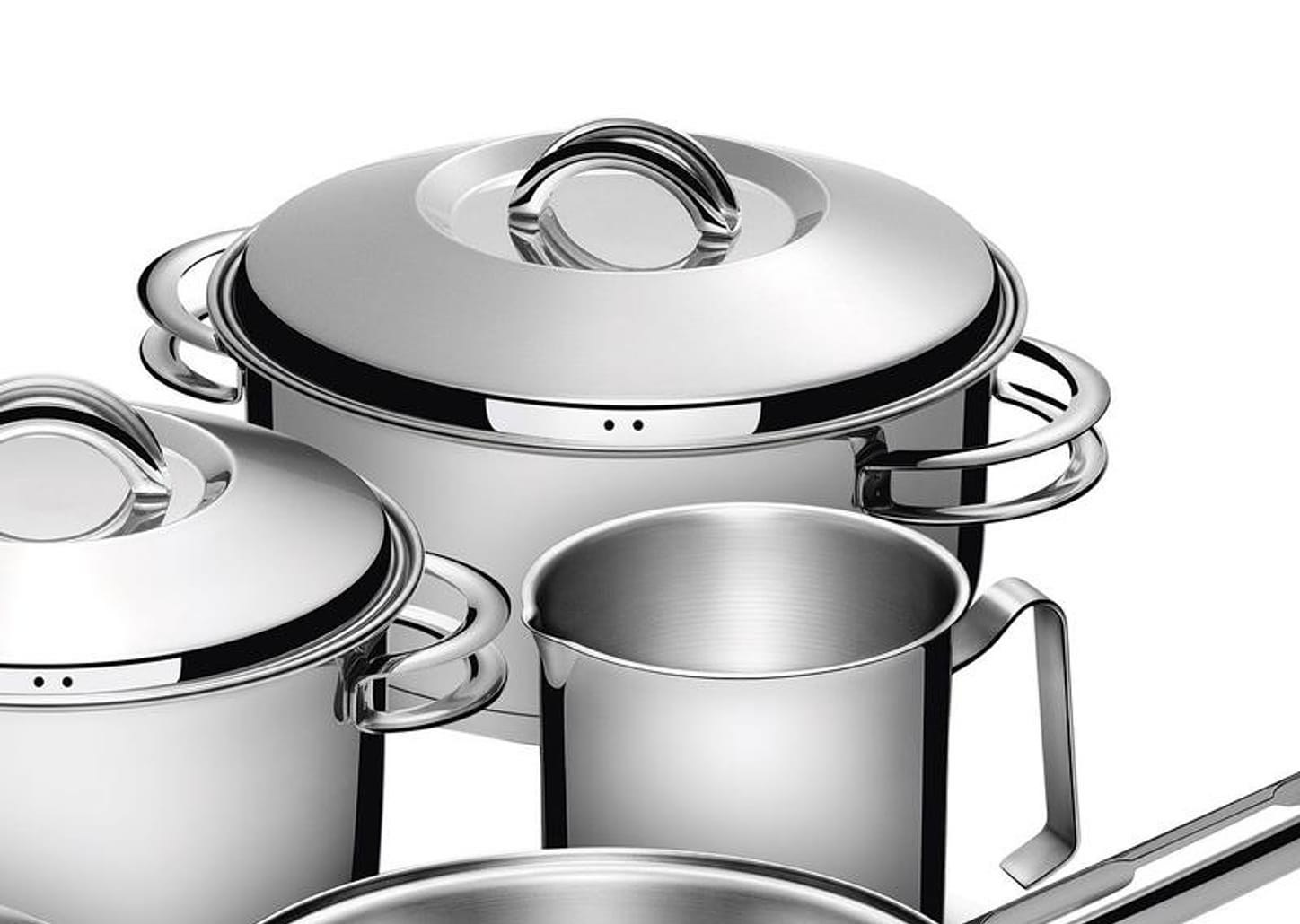 Conjunto de Panelas Tramontina Solar - Inox 6 Peças Fundo Triplo