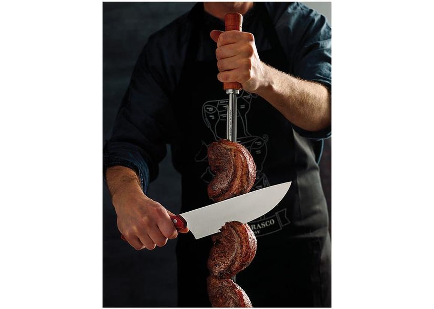 Faca para Carne Tramontina Inox 8” Polywood