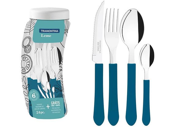 Faqueiro Tramontina Inox Leme 24 Peças