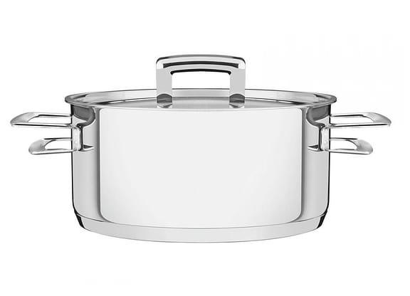 Caçarola Tramontina Fundo Triplo com Tampa 4,8L 24cm Brava