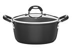 Caçarola Tramontina Antiaderente com Tampa - Preta 2,6L 20cm Mônaco