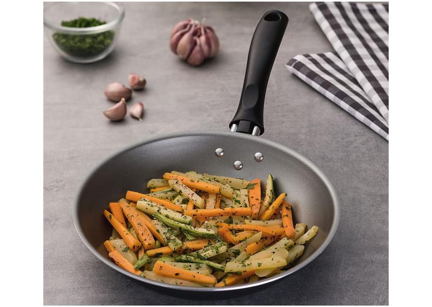 Frigideira Antiaderente Tramontina de Alumínio Turim Chumbo 20cm