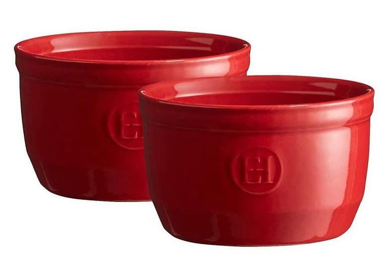 Conjunto de Ramequins 250ml Vermelho - Emile Henry 33090234 2 Peças