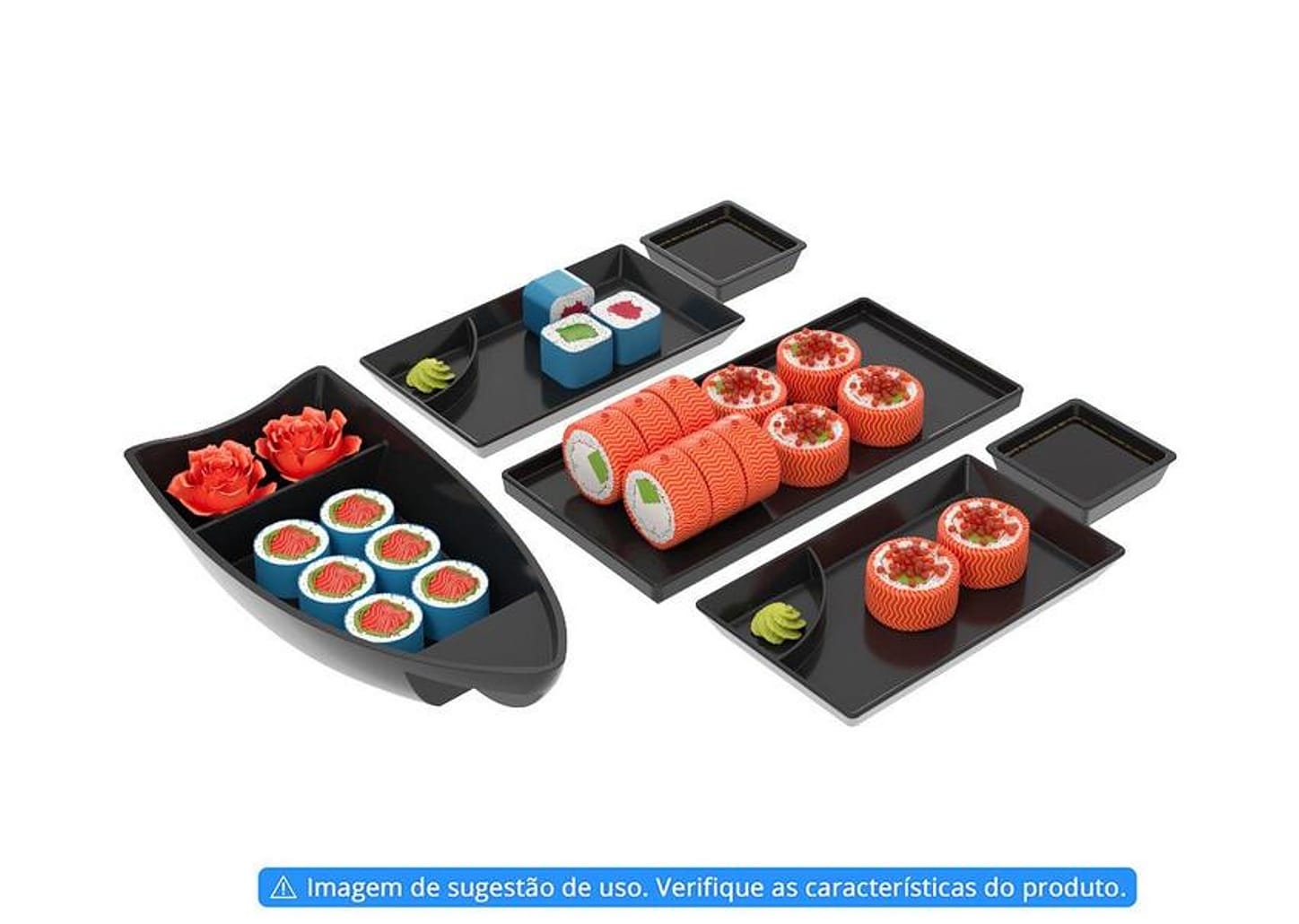 Jogo para Sushi Coza para 2 Pessoas Uno 6 Peças