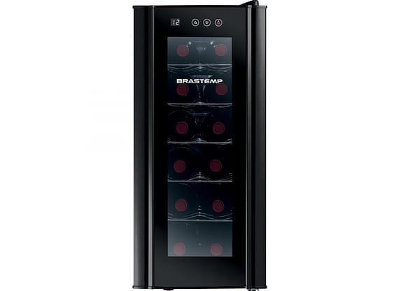 Adega Brastemp 12 Garrafas Preto All Black - BZC12BEBNA