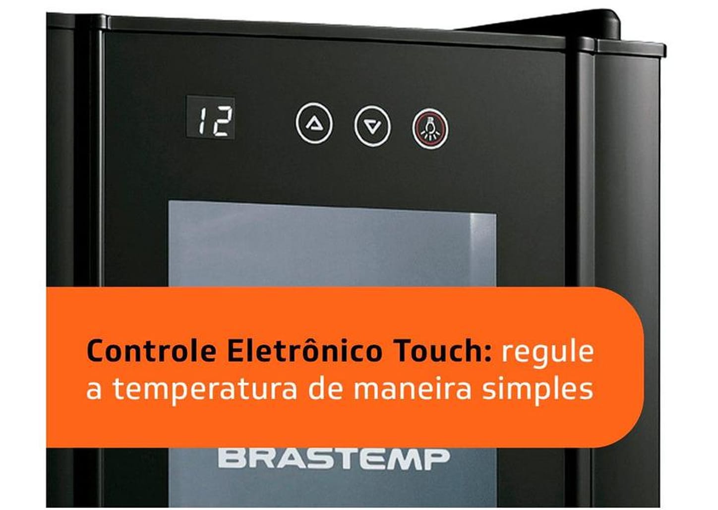 Adega Brastemp 12 Garrafas Preto All Black - BZC12BEBNA