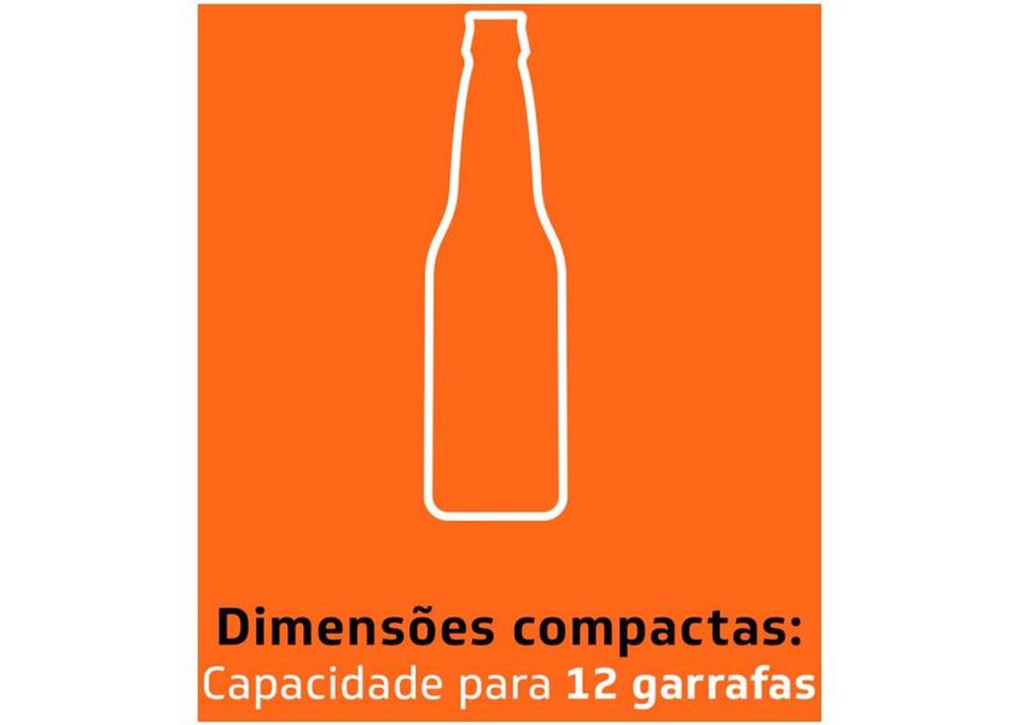 Adega Brastemp 12 Garrafas Preto All Black - BZC12BEBNA