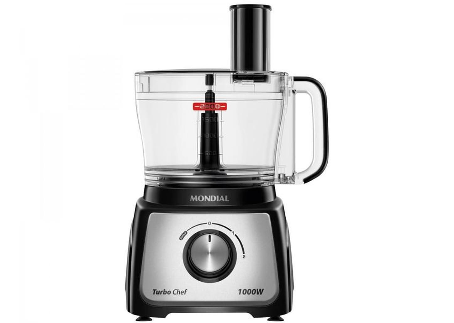 Multiprocessador de Alimentos Mondial Preto - Turbo Chef MPN-01-BF 9 Funções 1000W
