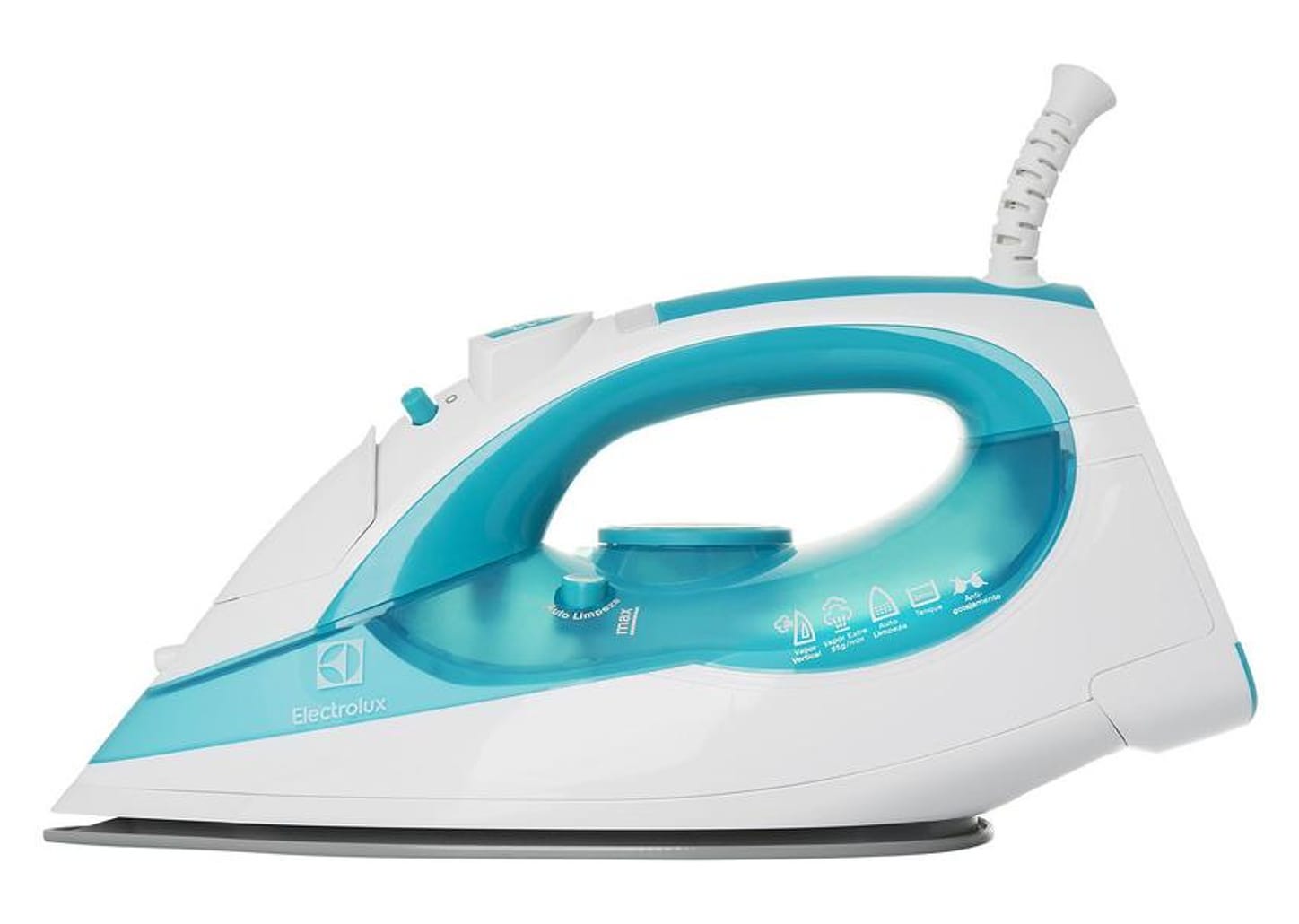 Ferro de Passar a Vapor e a Seco Electrolux - SteamLine SIV11 Azul Base PerfectGli