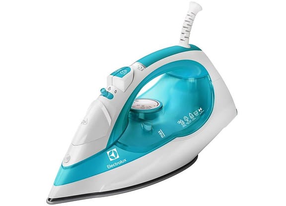 Ferro de Passar a Vapor e a Seco Electrolux - SteamLine SIV11 Azul Base PerfectGli