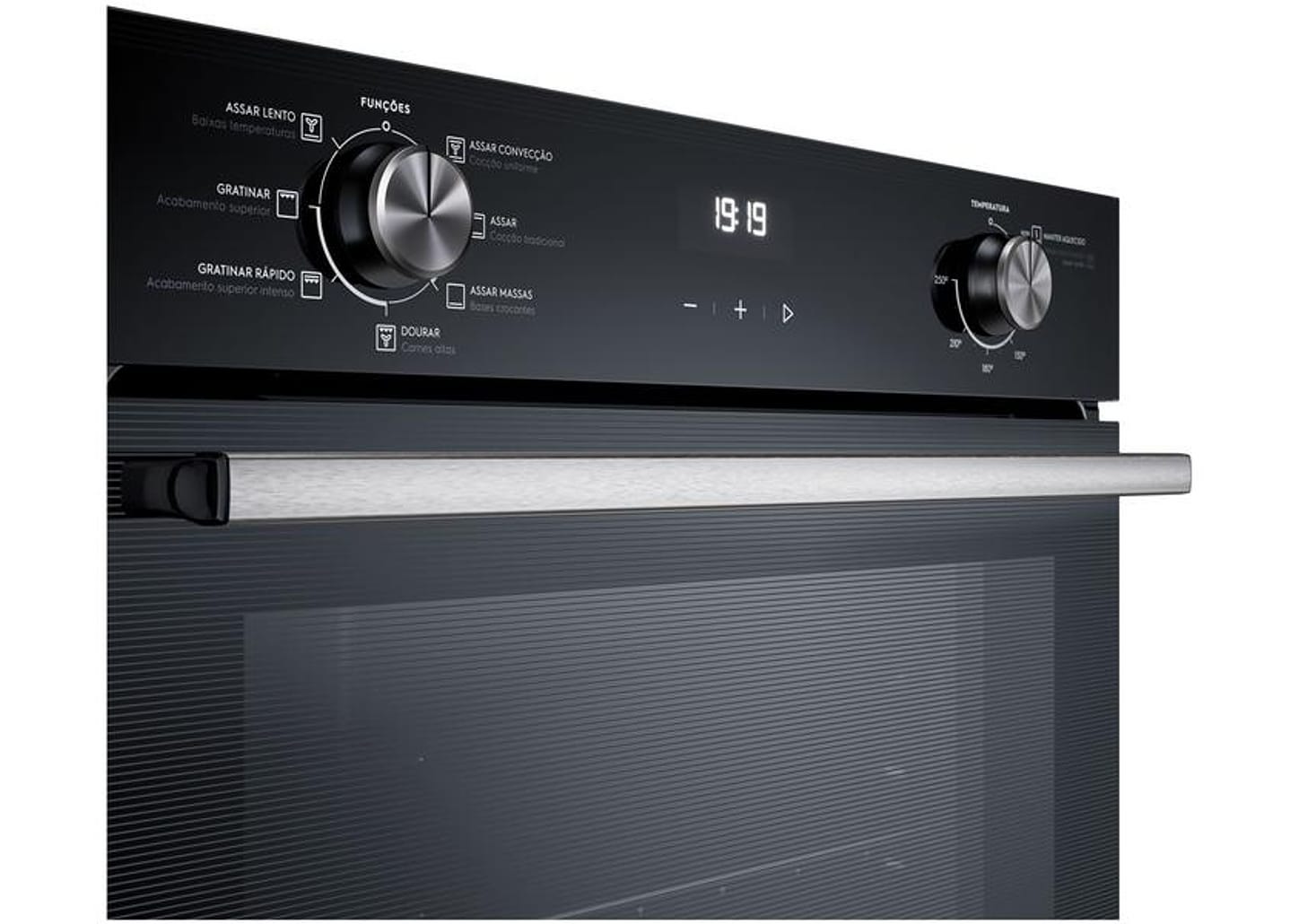 Forno Elétrico de Embutir Electrolux de Convecção com Dourador 80L Preto OE8EH