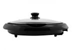 Grill Britânia BPE02 Redondo 1000W com Chapa - Antiaderente com Coletor de Gordura