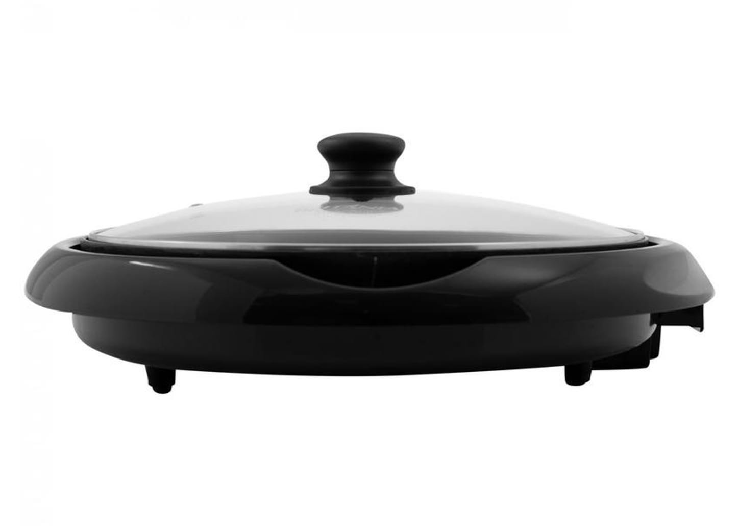 Grill Britânia BPE02 Redondo 1000W com Chapa - Antiaderente com Coletor de Gordura