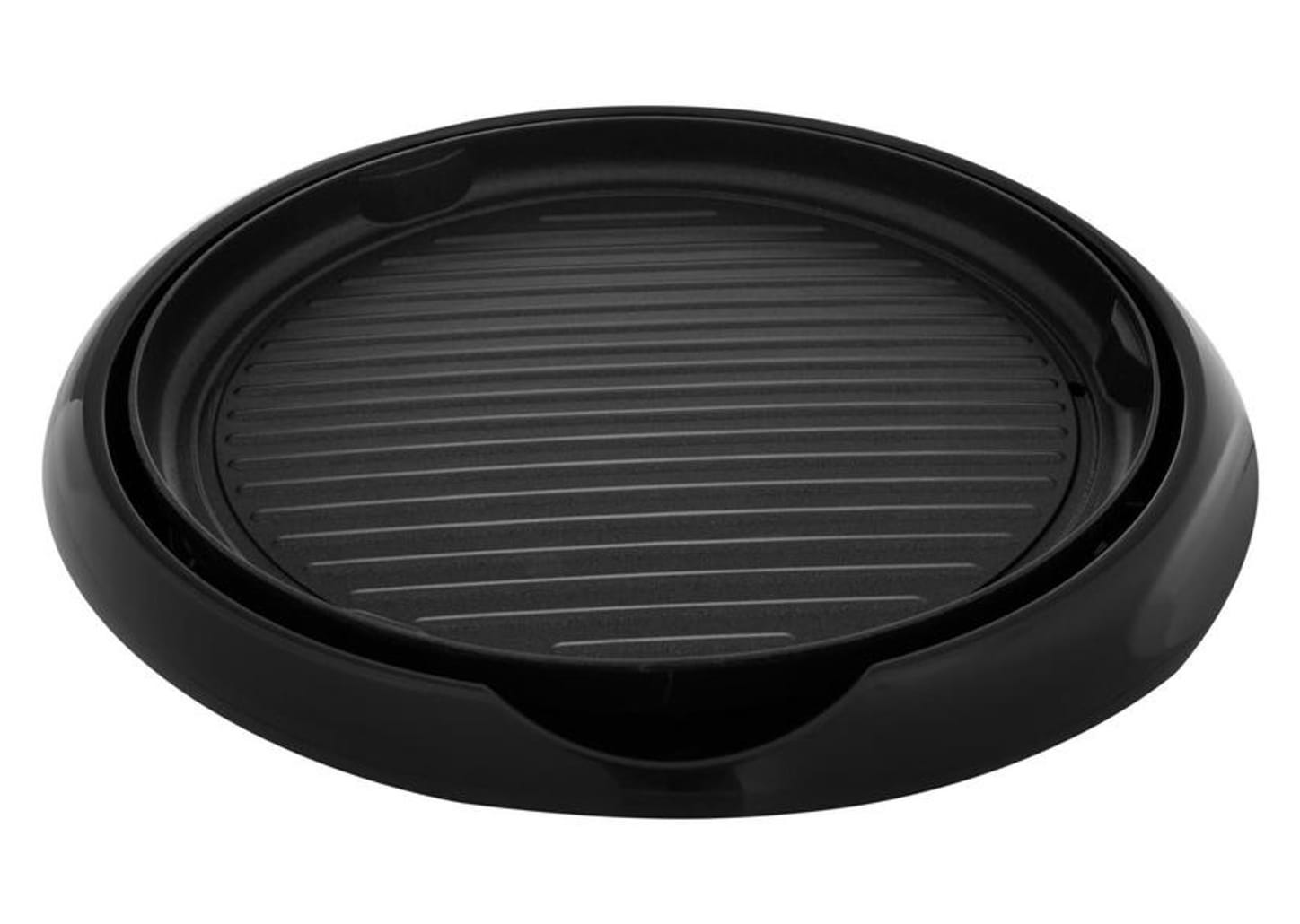 Grill Britânia BPE02 Redondo 1000W com Chapa - Antiaderente com Coletor de Gordura