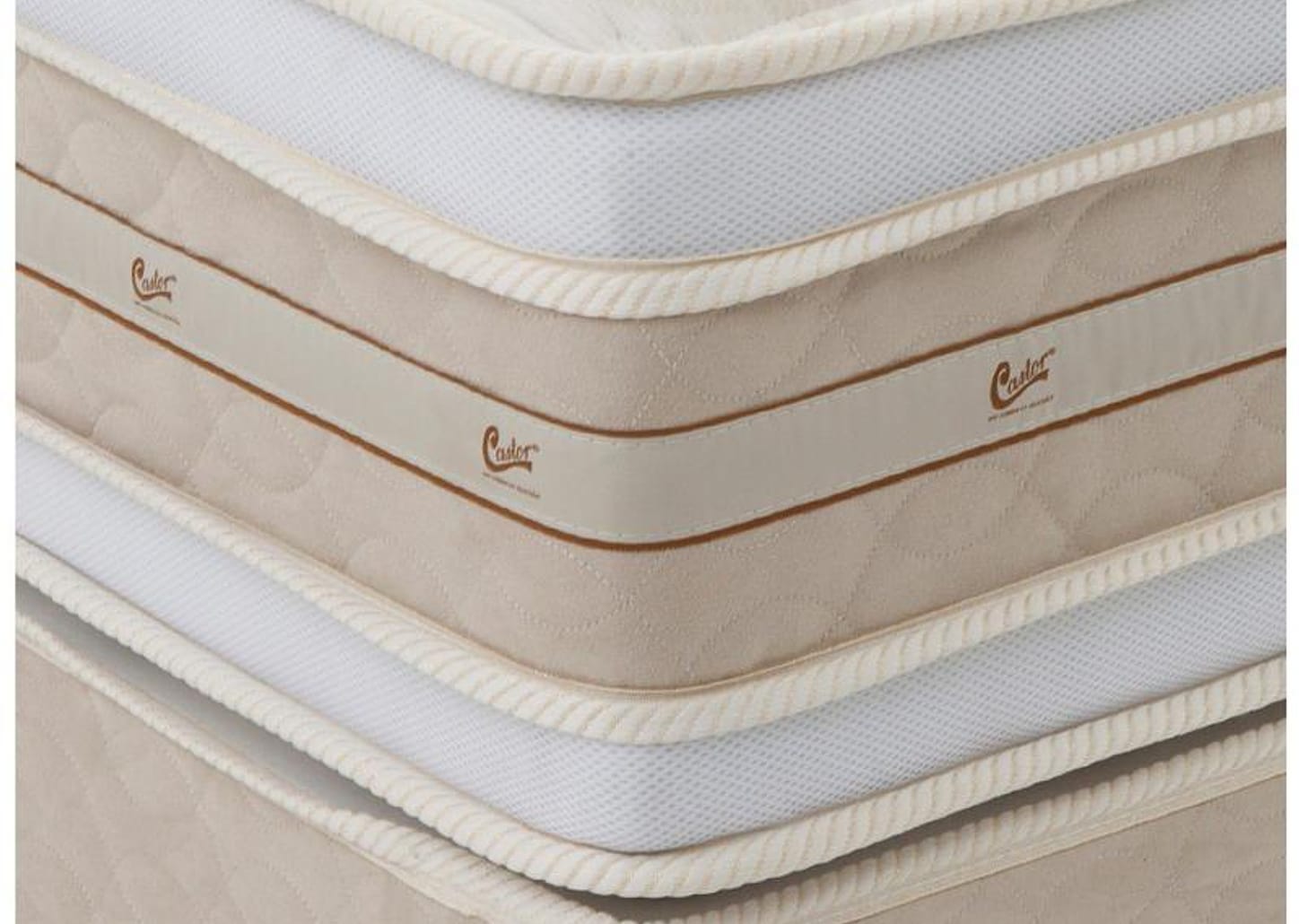 Colchão Queen Castor Mola Pocket 34cm de Alt. Silver Star
