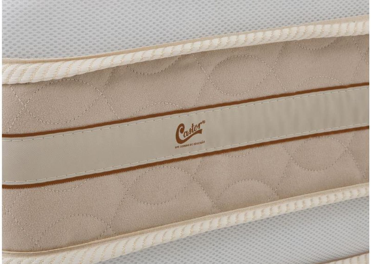 Colchão Queen Castor Mola Pocket 34cm de Alt. Silver Star