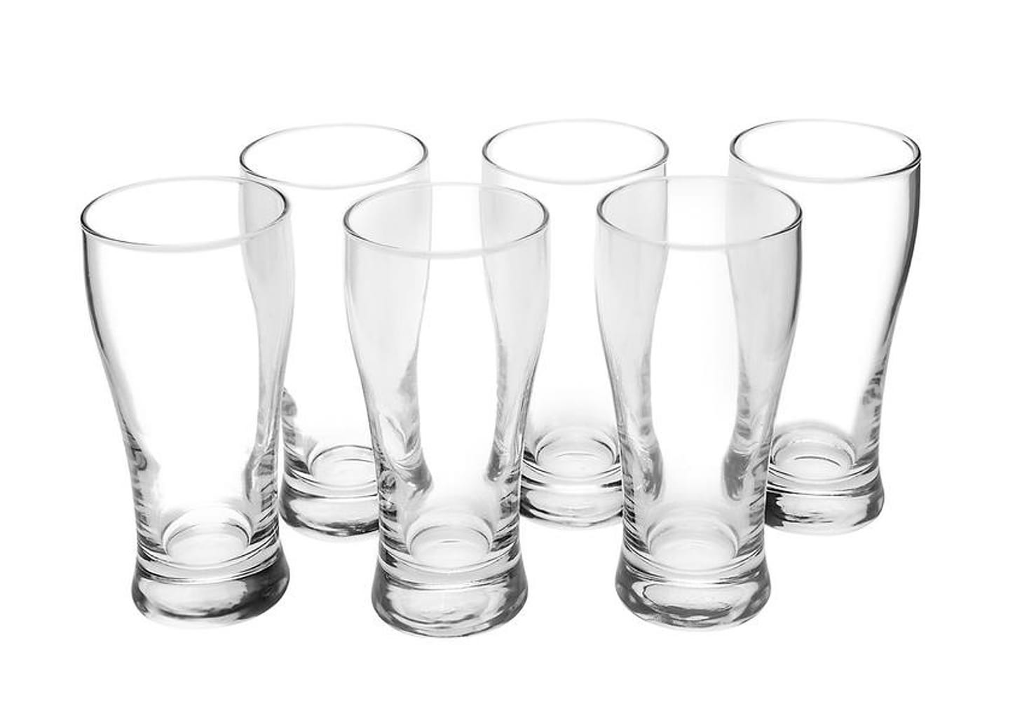 Jogo de Copos de Vidro para Cerveja 200ml 6 Peças SM Lager